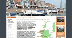 Desktop Screenshot of nord-holland-ferienhaus.de